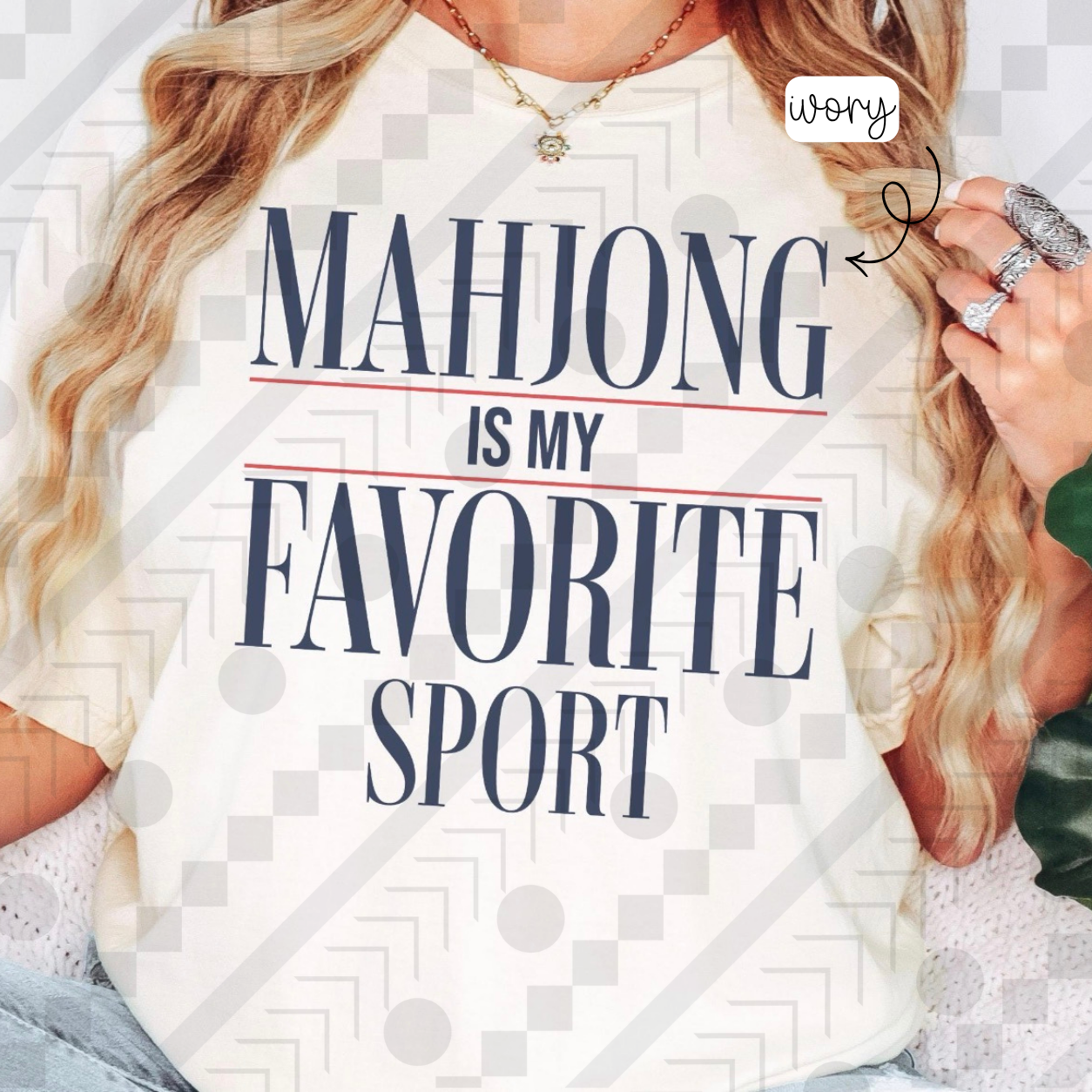 Mahjong Is My Favorite Sport (Tee, Sweatshirt, or Long-Sleeve)