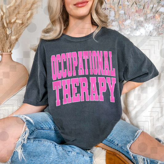 Occupational Therapy Varsity Arch (Tee, Sweatshirt, Long-Sleeve)