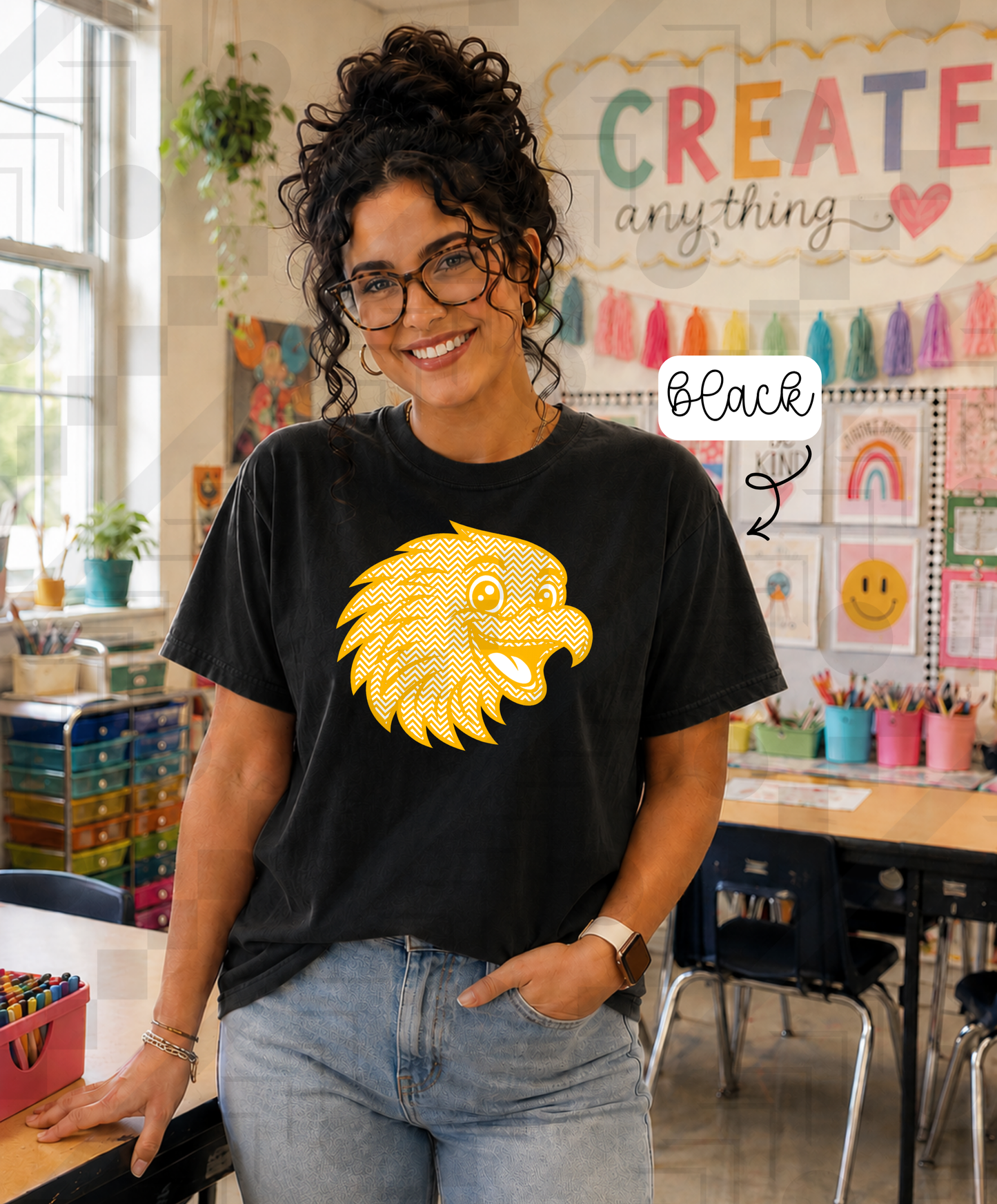 Chevron Happy Mascots (Tee, Sweatshirt, or Long-Sleeve)
