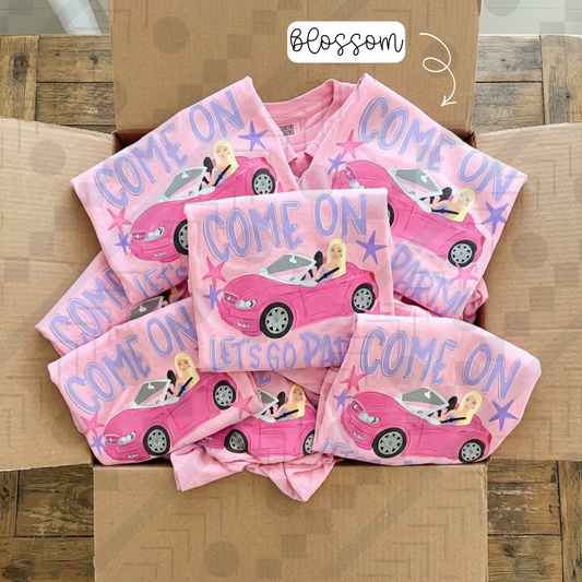 Come On Barbie Car (Tee, Sweatshirt, or Long-Sleeve)