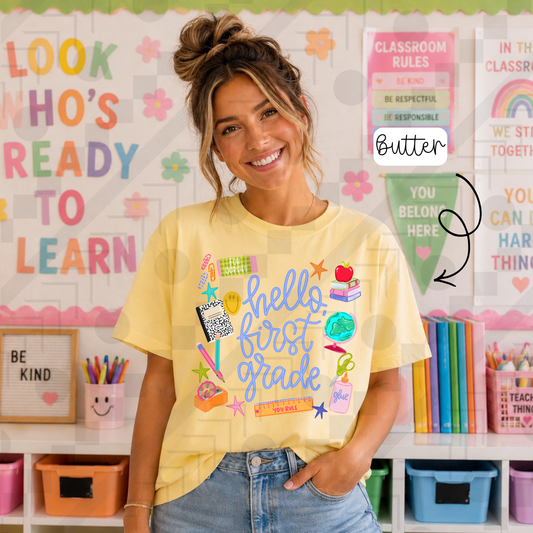 Hello Grades (Tee, Sweatshirt, or Long-Sleeve)