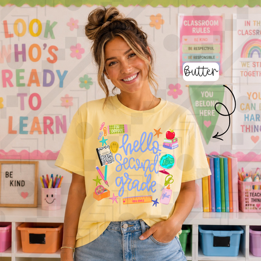 Hello Grades (Tee, Sweatshirt, or Long-Sleeve)