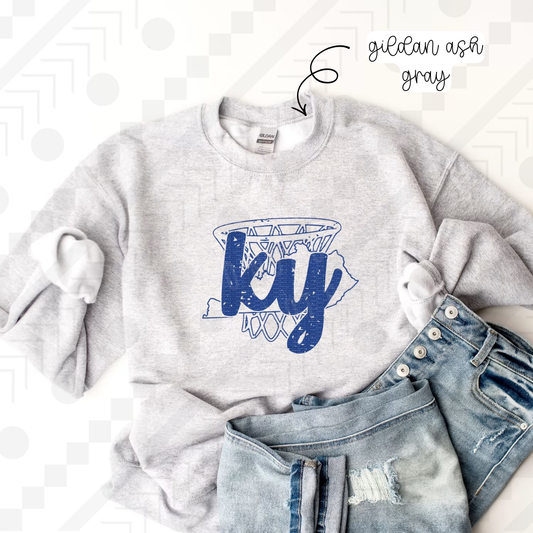 KY Basketball Goal (Tee, Sweatshirt, or Long-Sleeve)