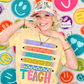Happy Teach Retro (Tee, Sweatshirt, or Long-Sleeve)