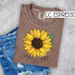 Grow in Grace Sunflower (Tee Sweatshirt, or Long-Sleeve)
