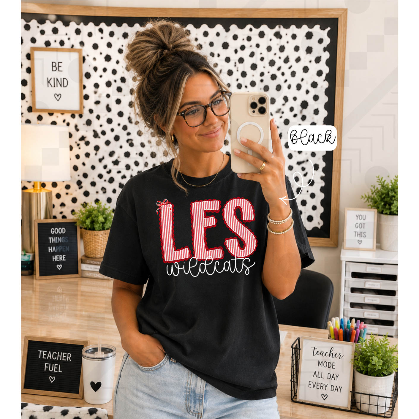 Scalloped Seersucker Varsity Schools (Tee, Sweatshirt, or Long-Sleeve)