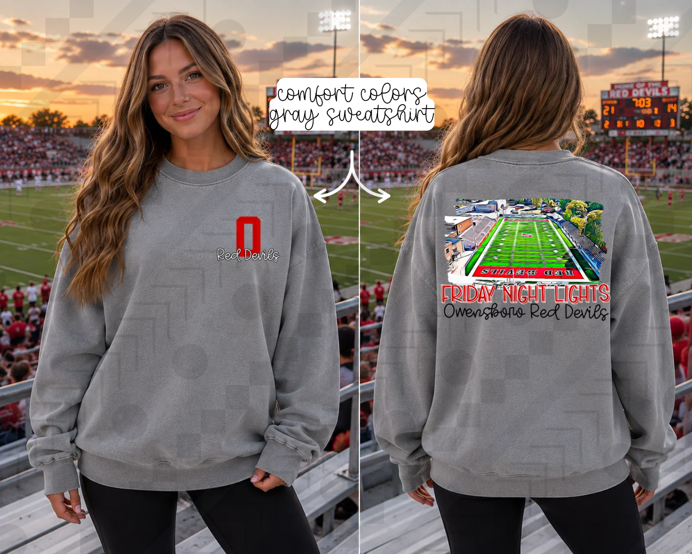 Friday Night Lights - High School Stadiums (Tee, Sweatshirt, or Long-Sleeve)