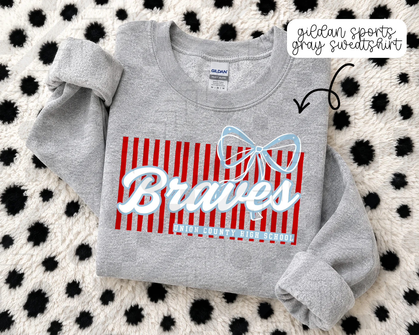 Stripe Bow/No Bow Schools (Tee, Sweatshirt, or Long-Sleeve)