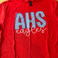 AHS SCALLOPED VARSITY TEE - LARGE