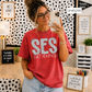 Scalloped Seersucker Varsity Schools (Tee, Sweatshirt, or Long-Sleeve)
