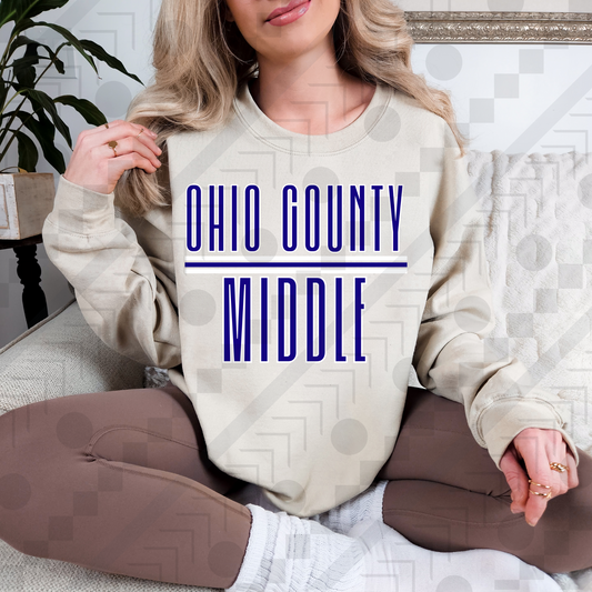 Ohio County Middle Stripes