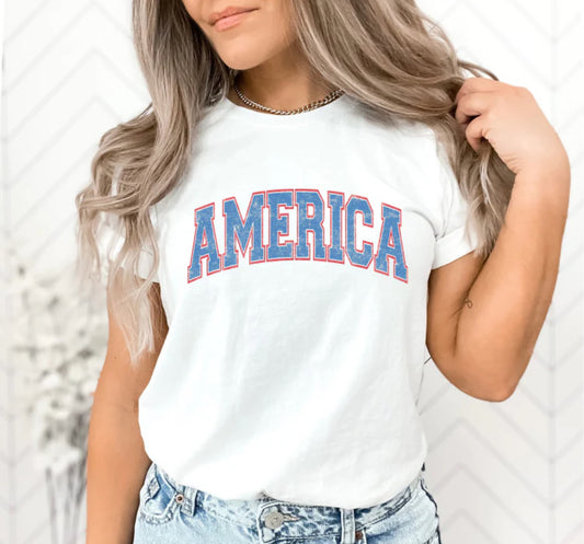 America Distressed Varsity