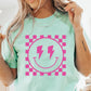 Hot Pink Puff Smiley