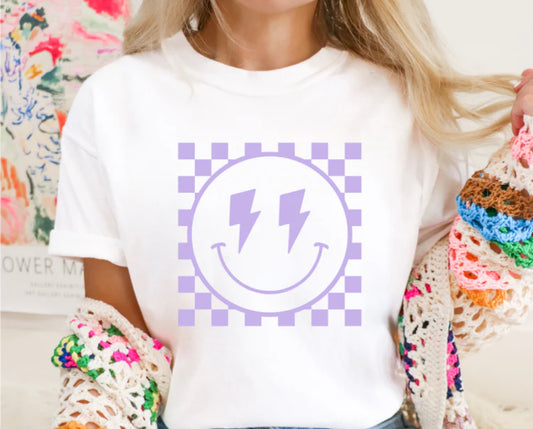 Lavender Puff Smiley