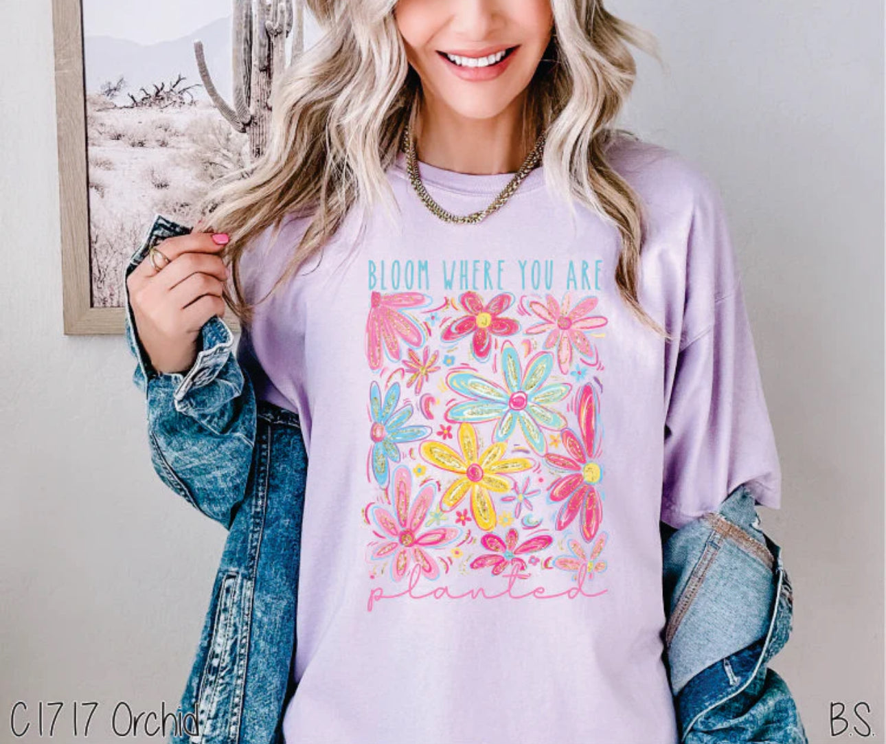 Bloom Where You Are Planted Floral