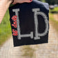 Lil' Devils LD. Seersucker Initials