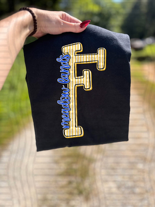 Meadow Lands F. Seersucker Initials