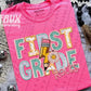 First Grade Faux Pencil Bolt