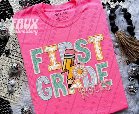 First Grade Faux Pencil Bolt