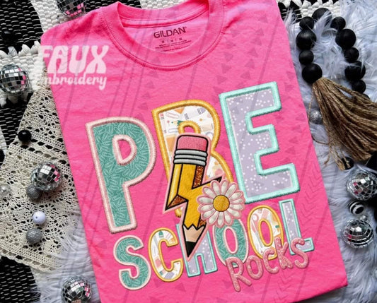Preschool Faux Pencil Bolt