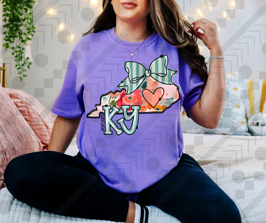 Pink Floral Patchwork KY
