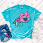 Dark Pink Floral Patchwork KY