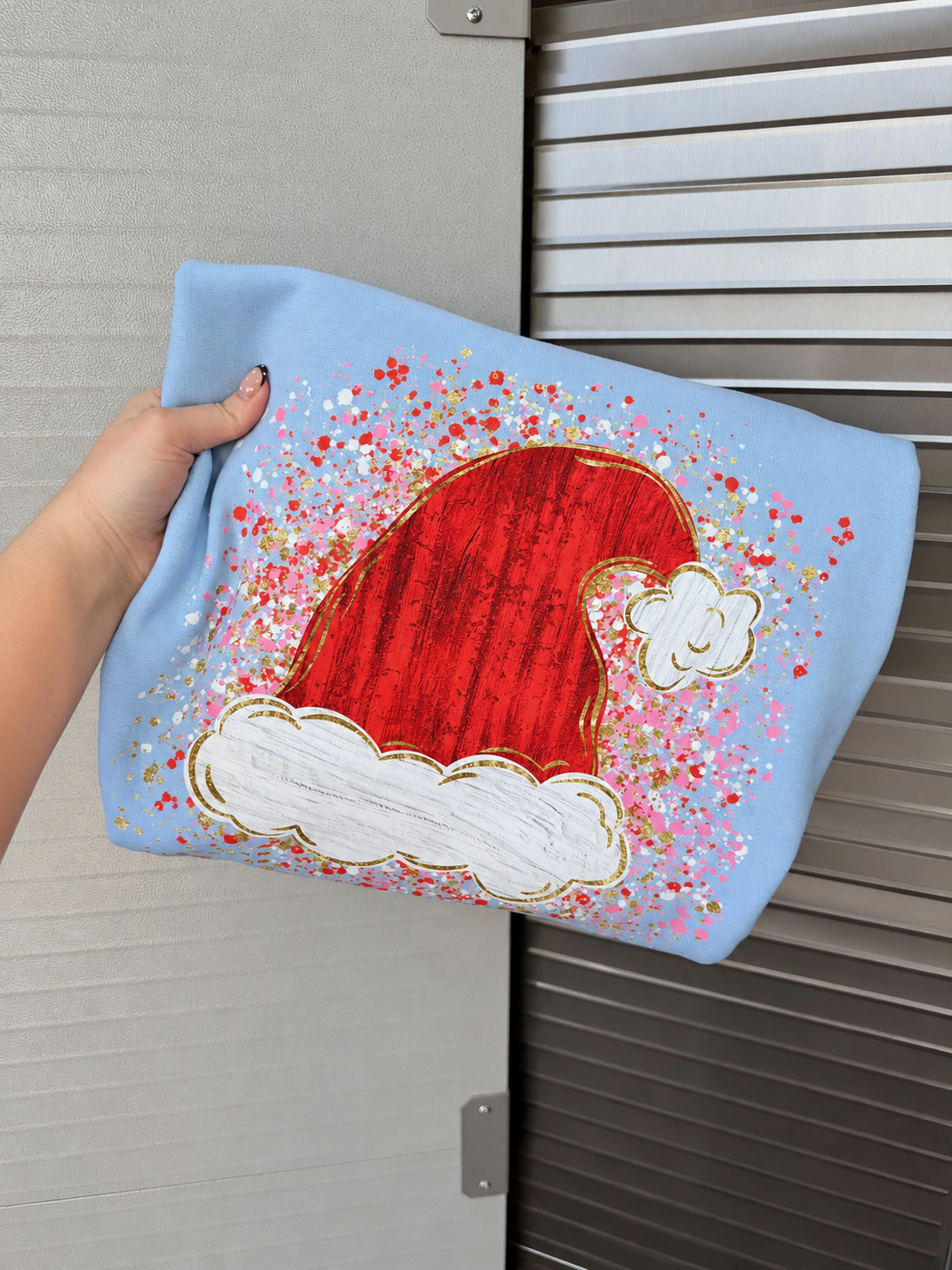 Hat Splatter Gildan Sweatshirt
