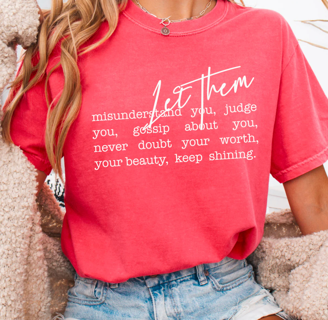 Let Them Collage (White)