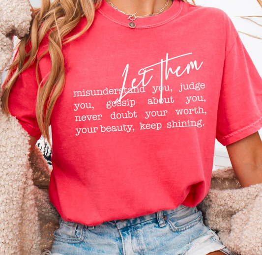 Let Them Collage (White)