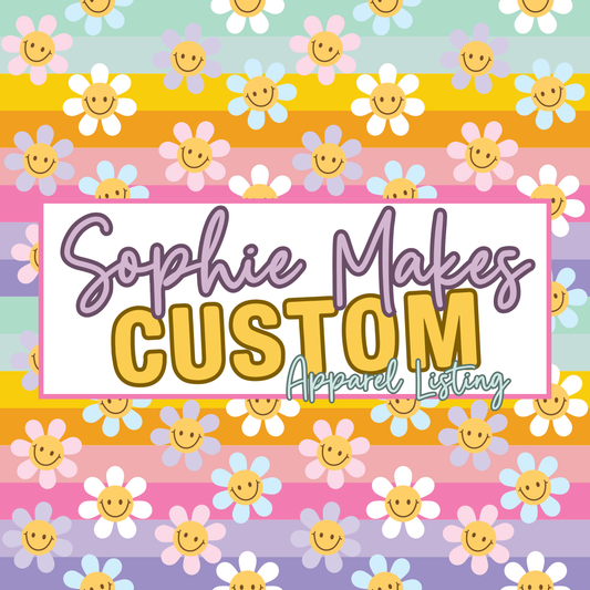 *CUSTOM* Only For Dropping Off A Tee For Me To Use