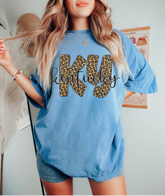 KY Cheetah with Black Cursive