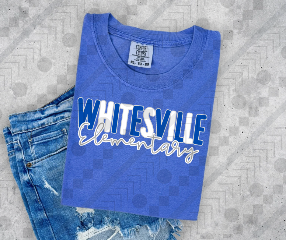 Whitesville Chunky Letters