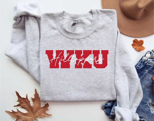 WKU Hilltoppers Cursive