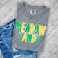 Meadow Lands Chunky Letters