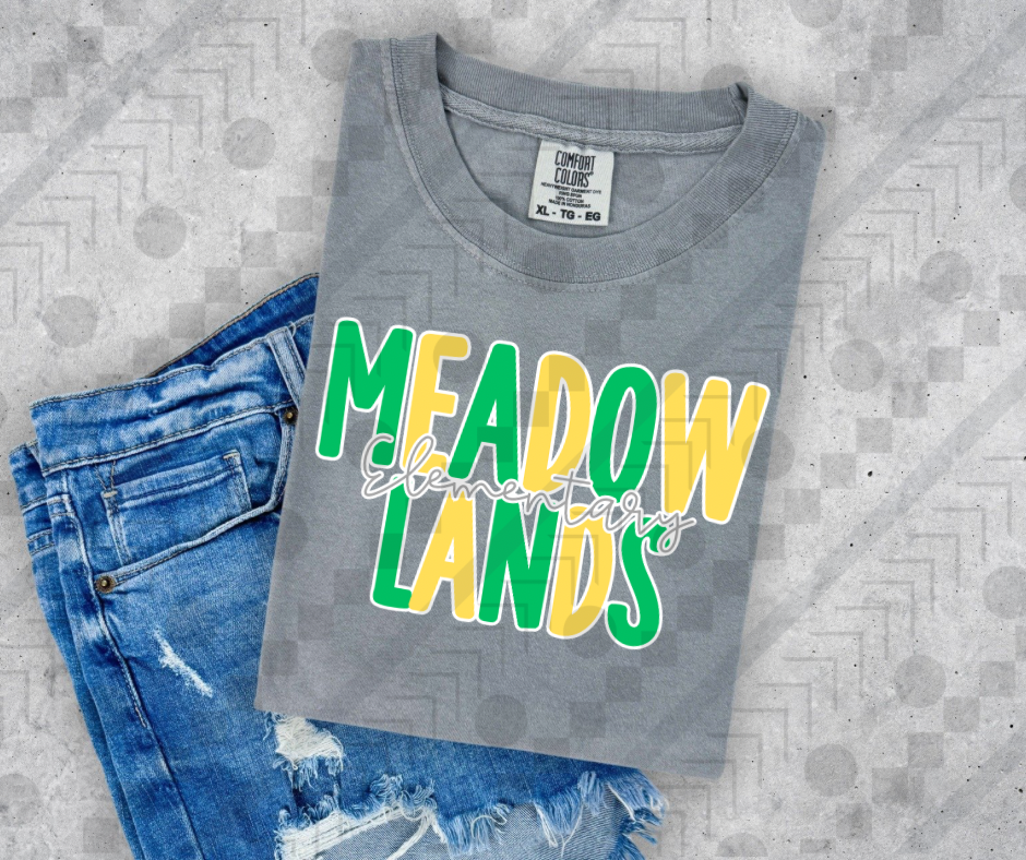 Meadow Lands Chunky Letters