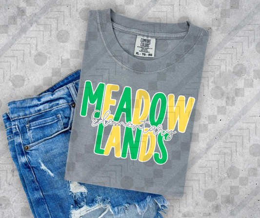 Meadow Lands Chunky Letters