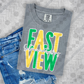 East View Chunky Letters