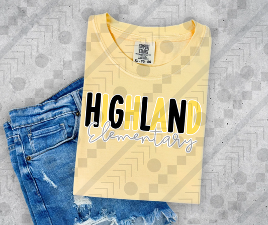 Highland Chunky Letters
