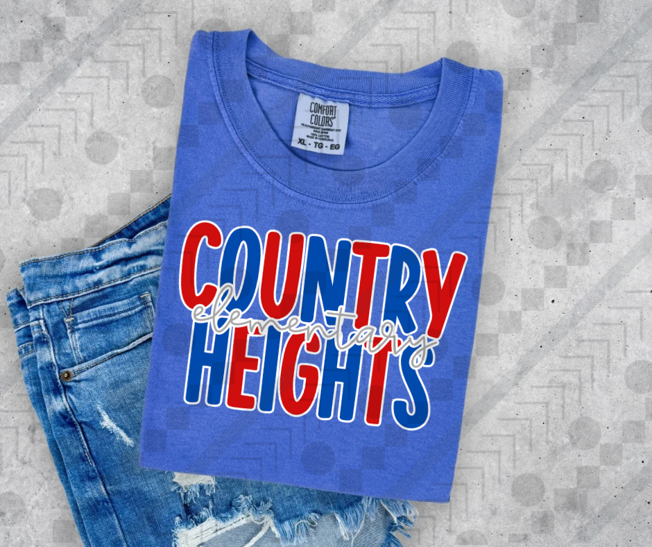 Country Heights Chunky Letters