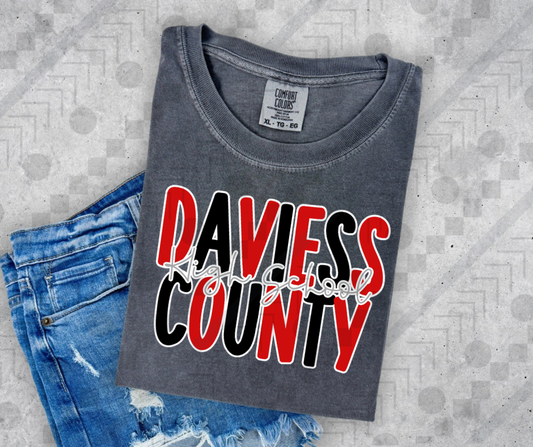 Daviess County High School Chunky Letters