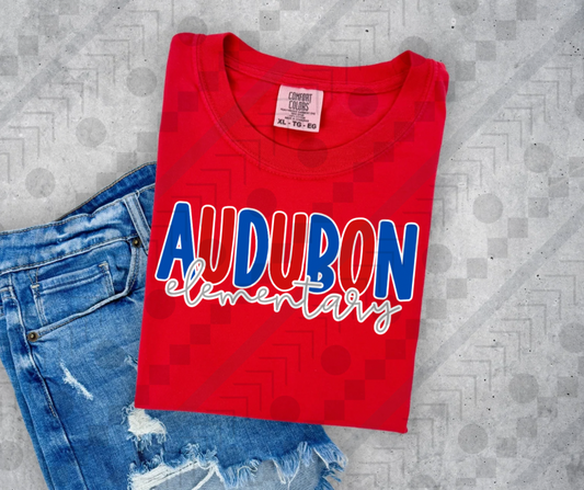 Audubon Chunky Letters