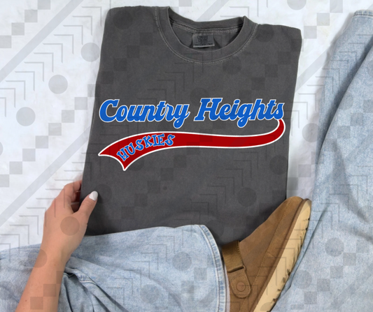 Country Heights Huskies Baseball Banner