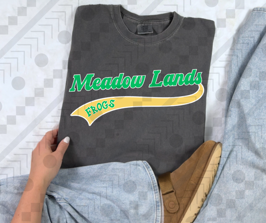 Meadow Lands Frogs Baseball Banner