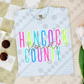 Hancock County Hornets Neon Spaced