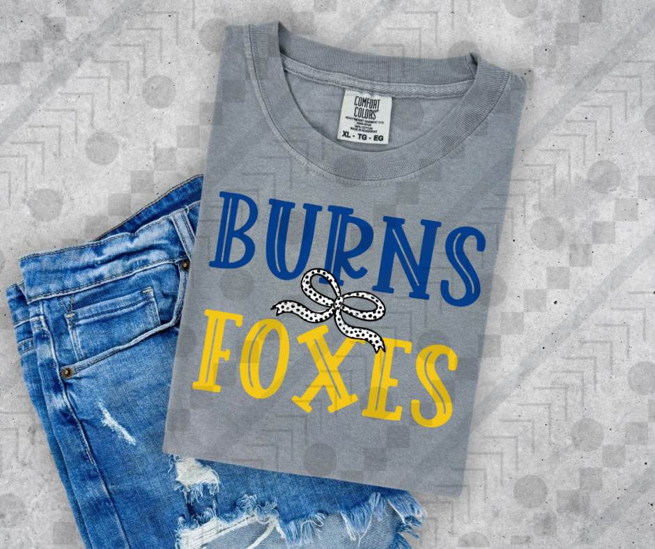Burns Foxes Dalmatian Bow