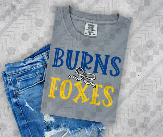 Burns Foxes Dalmatian Bow