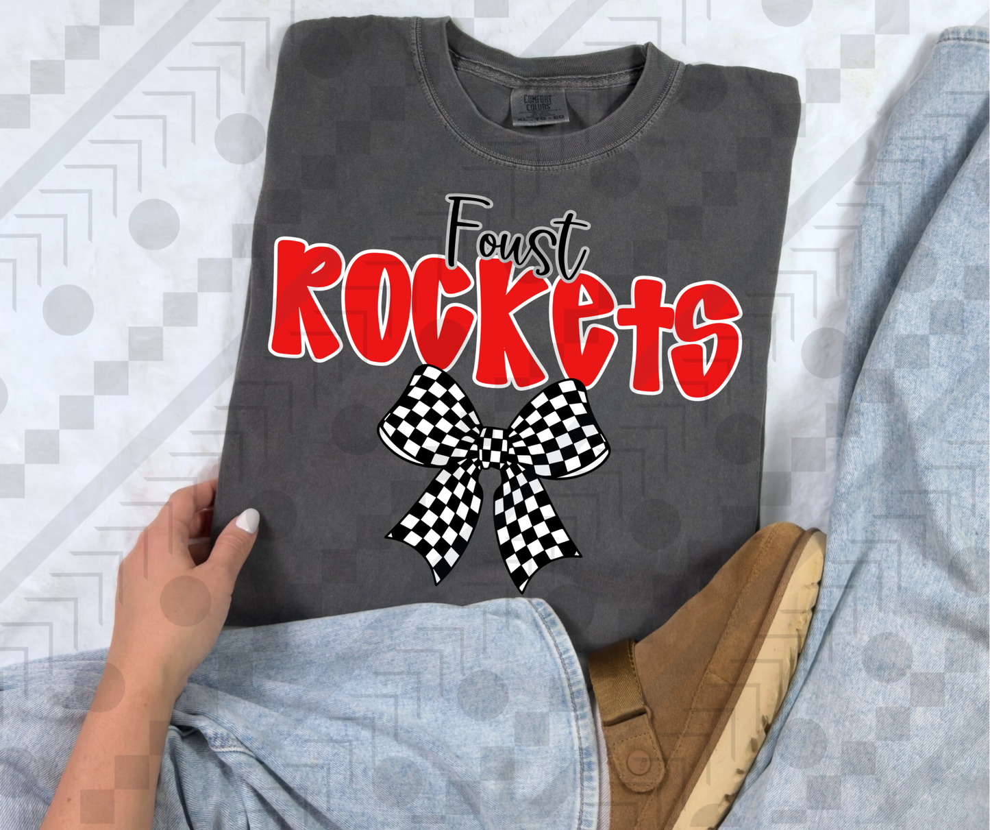 Foust Rockets Checker Bow