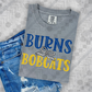 Burns Bobcats Dalmatian Bow
