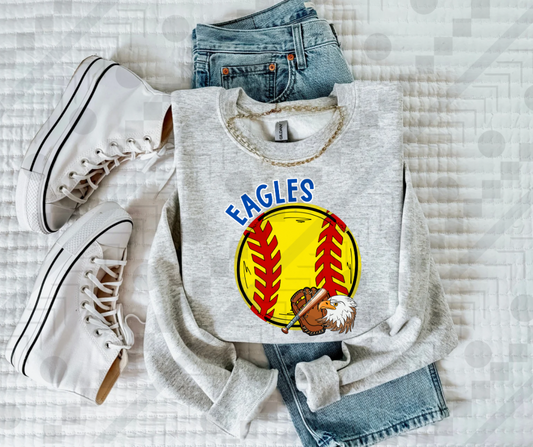 Eagles Softball Glove and Eagle