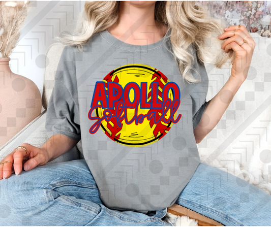 Apollo Softball Cursive